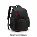 K&B Sport Junior Ski Boot Backpack - Black / Red
