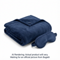 2 Piece Travel Set (Silky Eye Shade, Velvety Blanket) - Polyester