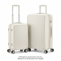 Osaka - Bugatti - 2 Pcs Luggage Set (Carry-On & 28") - Abs