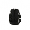 A high-resolution hero shot of the black Bugatti Rick Ross Champagne Bag (CBY1008RR-BLACK).