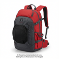 K&B Sport Whistler Boot Pack - Red / Charcoal