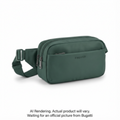 Bugatti SLN2697BU-GREEN Downtown Essentials Sling Bag – Anti-Theft Men's Crossbody Pack with RFID Security