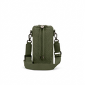 Bugatti Rick Ross Champagne Bag in PU Grit Green.