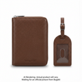 Bugatti Gift Giving Passport Holder + Luggage Tag Pu