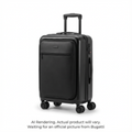 Bugatti Munich Pro Front Pocket Carry-On Luggage - Abs + Pc Blend - Black