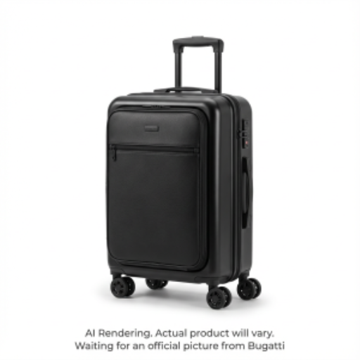 Bugatti Munich Pro Front Pocket Carry-On Luggage - Abs + Pc Blend - Black