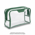 Downtown Essentials Transparent Toiletry Bag TAC2634BU-GREEN