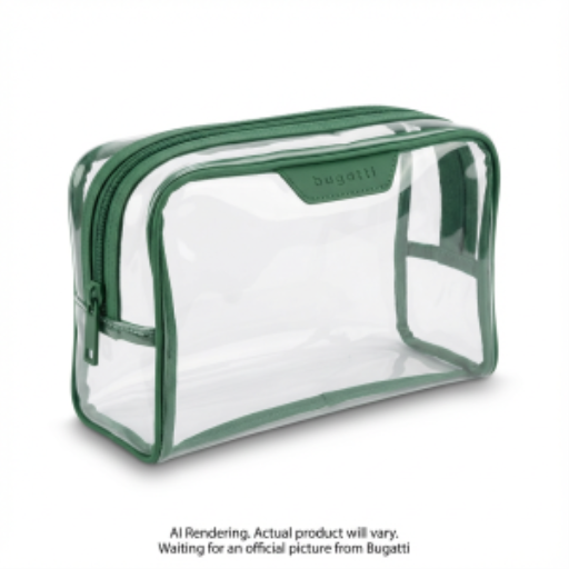 Downtown Essentials Transparent Toiletry Bag TAC2634BU-GREEN
