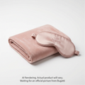 2 Piece Travel Set (Silky Eye Shade, Velvety Blanket) - Polyester