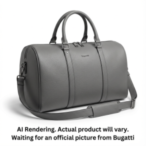 Bugatti Lagos Executive Duffle Bag in Grey – Durable Multi-Pocket Travel Bag for Professionals (DUF2704BU)
