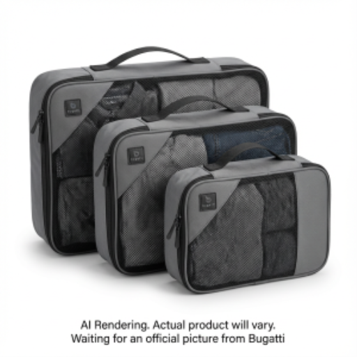 Bugatti - 3 Pcs Set Packing Cubes - Polyester