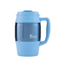 bubba Classic Mug 34 oz in Daydream blue with keg shape, stainless steel band, and large handle.
